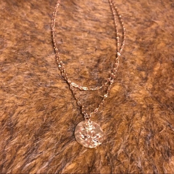 Free People Layered Rose Pendant Necklace - Picture 3 of 5